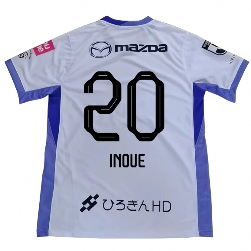 Danxen Barn Shion Inoue #20 Vit Orange Bortatröja Matchtröjor 2025/26 Tröjor T-Tröja