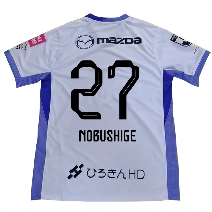Danxen Barn Ryojiro Nobushige #27 Vit Orange Bortatröja Matchtröjor 2025/26 Tröjor T-Tröja