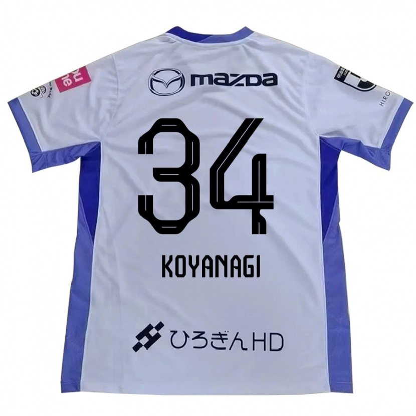 Danxen Barn Shu Koyanagi #34 Vit Orange Bortatröja Matchtröjor 2025/26 Tröjor T-Tröja