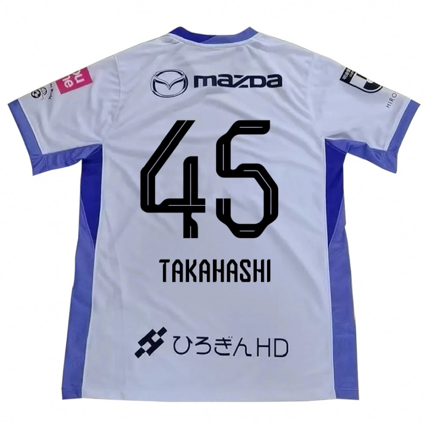 Danxen Barn Narumi Takahashi #45 Vit Orange Bortatröja Matchtröjor 2025/26 Tröjor T-Tröja