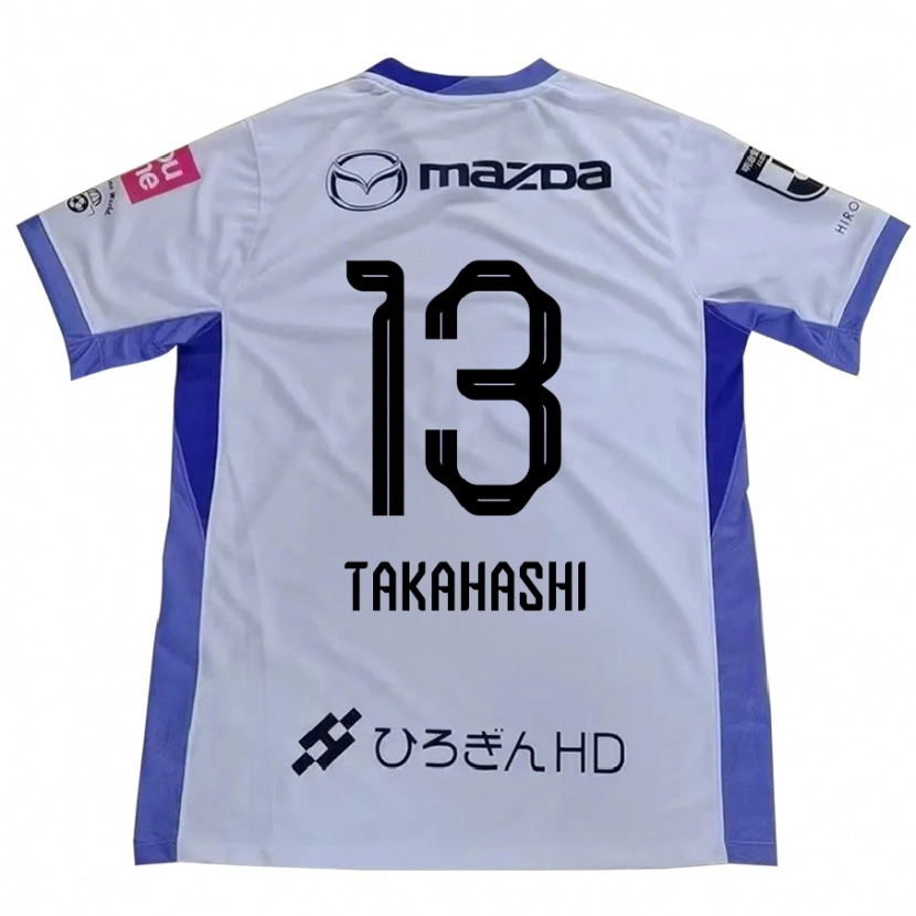 Danxen Barn Miyuki Takahashi #13 Vit Orange Bortatröja Matchtröjor 2025/26 Tröjor T-Tröja
