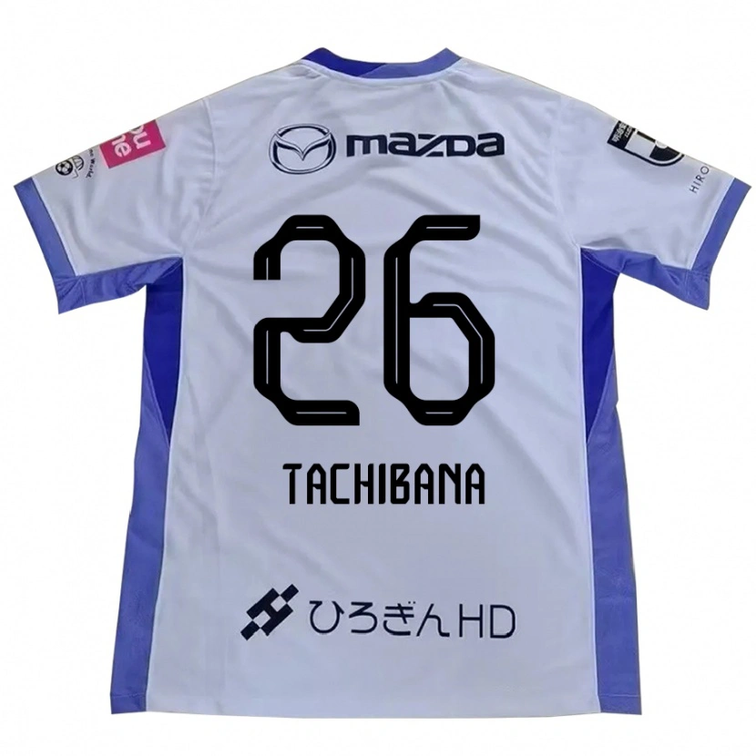Danxen Barn Yo Tachibana #26 Vit Orange Bortatröja Matchtröjor 2025/26 Tröjor T-Tröja