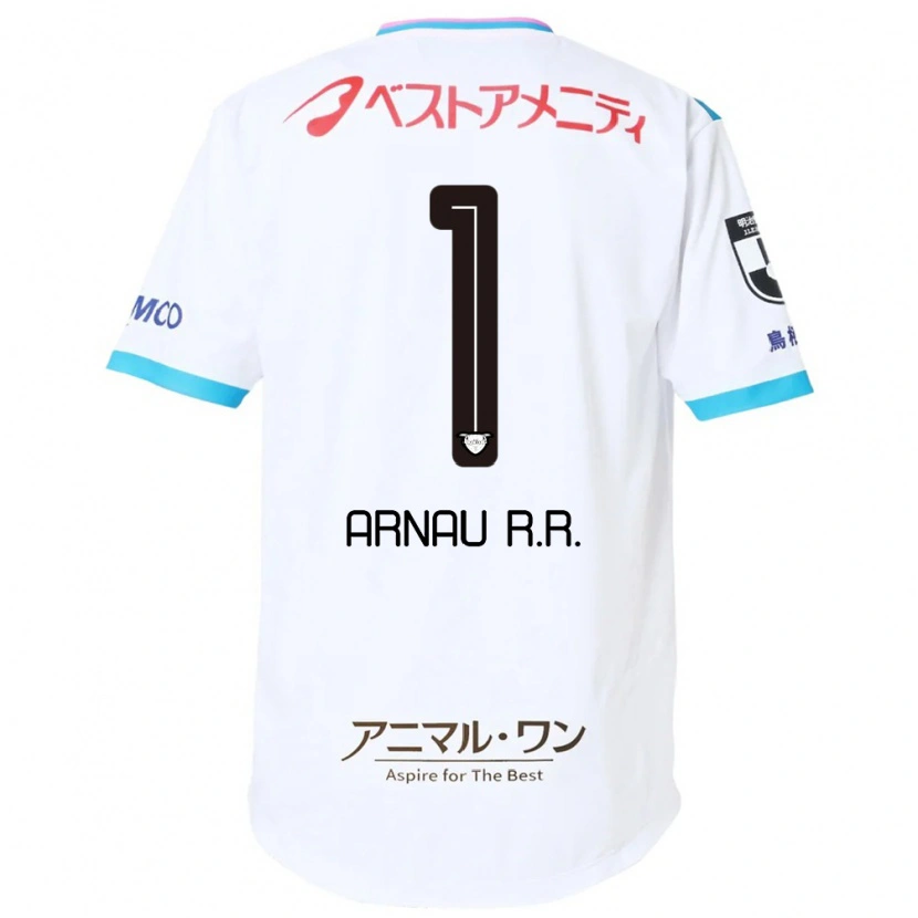 Danxen Barn Arnau Riera #1 Vit Rosa Bortatröja Matchtröjor 2025/26 Tröjor T-Tröja
