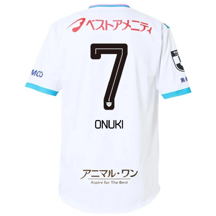 Danxen Barn Tentaro Onuki #7 Vit Rosa Bortatröja Matchtröjor 2025/26 Tröjor T-Tröja