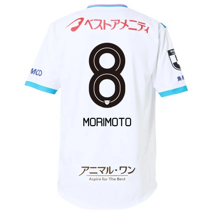 Danxen Barn Sena Morimoto #8 Vit Rosa Bortatröja Matchtröjor 2025/26 Tröjor T-Tröja