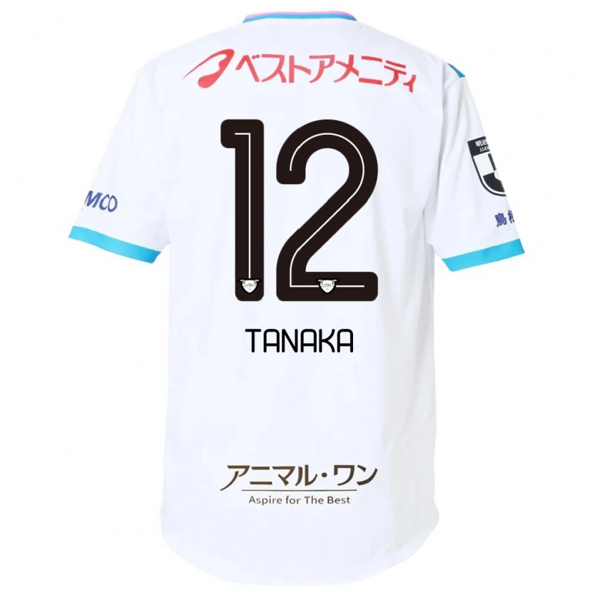 Danxen Barn Kosei Tanaka #12 Vit Rosa Bortatröja Matchtröjor 2025/26 Tröjor T-Tröja