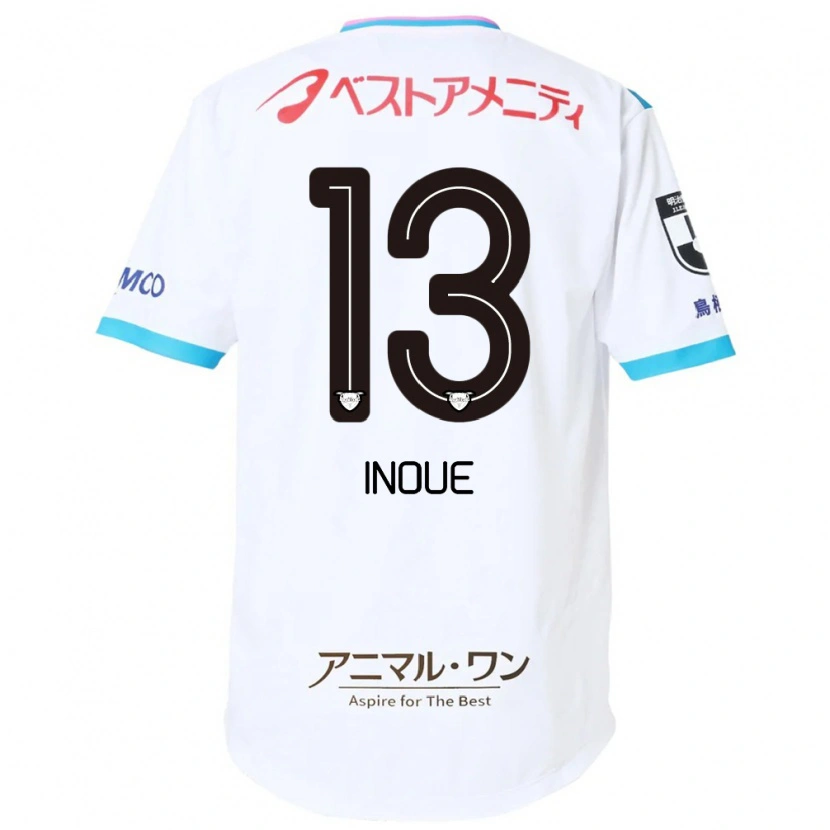 Danxen Barn Taisei Inoue #13 Vit Rosa Bortatröja Matchtröjor 2025/26 Tröjor T-Tröja