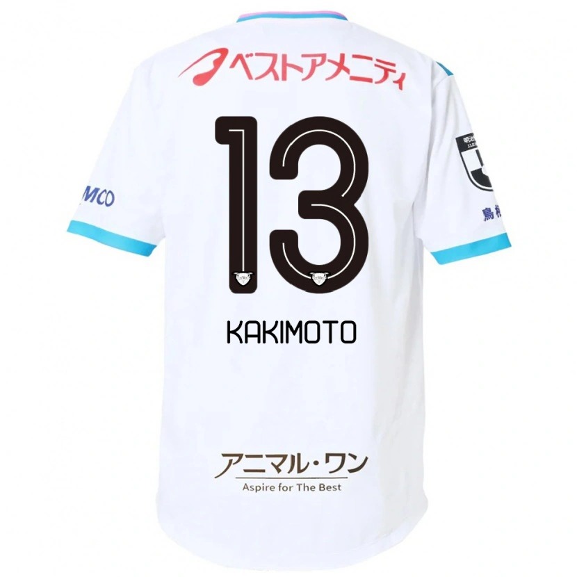 Danxen Barn Yuto Kakimoto #13 Vit Rosa Bortatröja Matchtröjor 2025/26 Tröjor T-Tröja