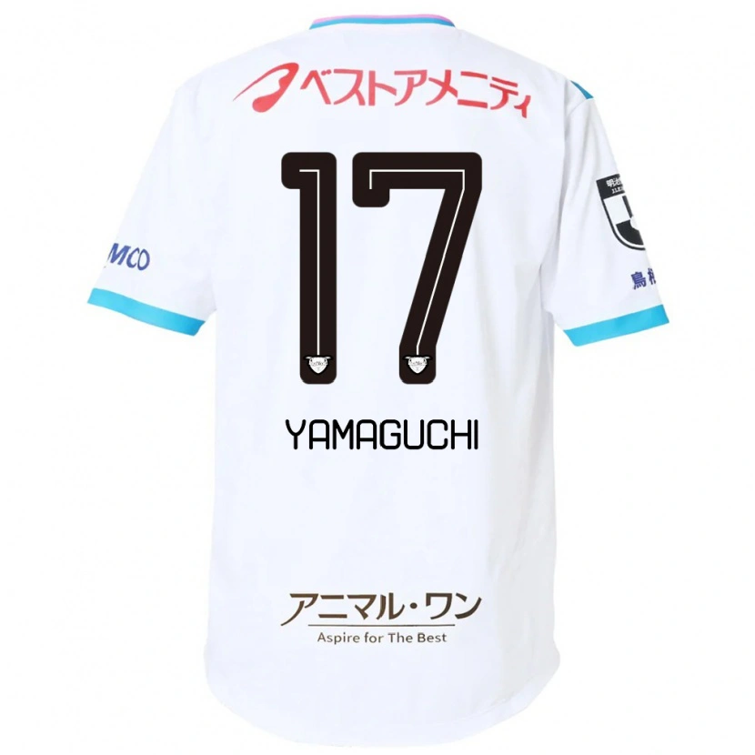 Danxen Barn Hikaru Yamaguchi #17 Vit Rosa Bortatröja Matchtröjor 2025/26 Tröjor T-Tröja