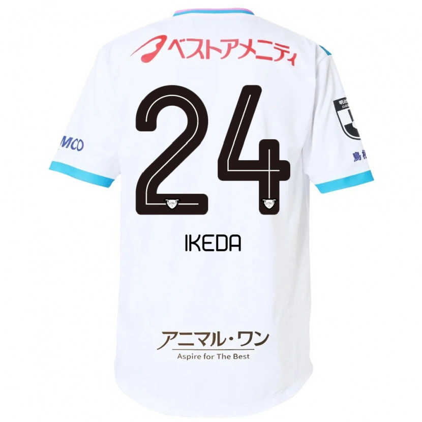 Danxen Barn Tokia Ikeda #24 Vit Rosa Bortatröja Matchtröjor 2025/26 Tröjor T-Tröja