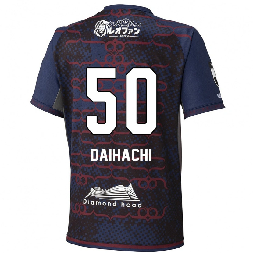 Danxen Barn Daihachi Okamura #50 Blå Röd Bortatröja Matchtröjor 2025/26 Tröjor T-Tröja