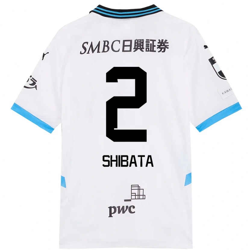 Danxen Barn Shotaro Shibata #2 Vit Himmelsblå Bortatröja Matchtröjor 2025/26 Tröjor T-Tröja