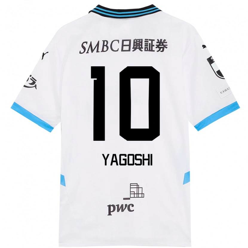 Danxen Barn Mikito Yagoshi #10 Vit Himmelsblå Bortatröja Matchtröjor 2025/26 Tröjor T-Tröja