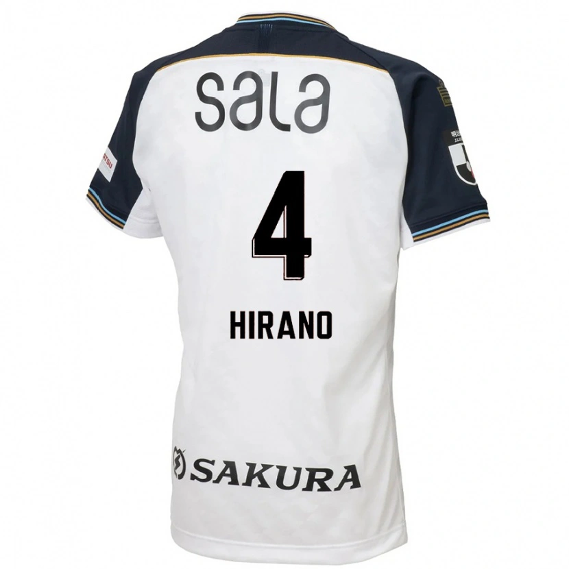 Danxen Barn Rion Hirano #4 Vit Svart Bortatröja Matchtröjor 2025/26 Tröjor T-Tröja
