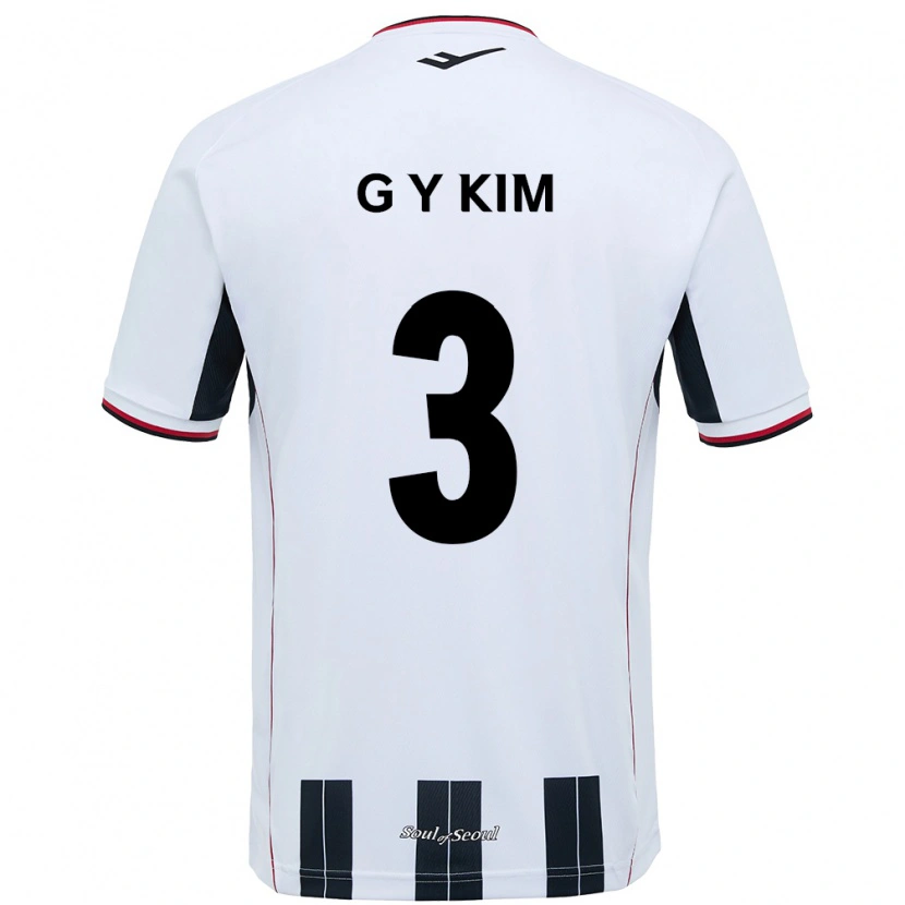 Danxen Barn Yu-Geon Kim #3 Svart Röd Bortatröja Matchtröjor 2025/26 Tröjor T-Tröja