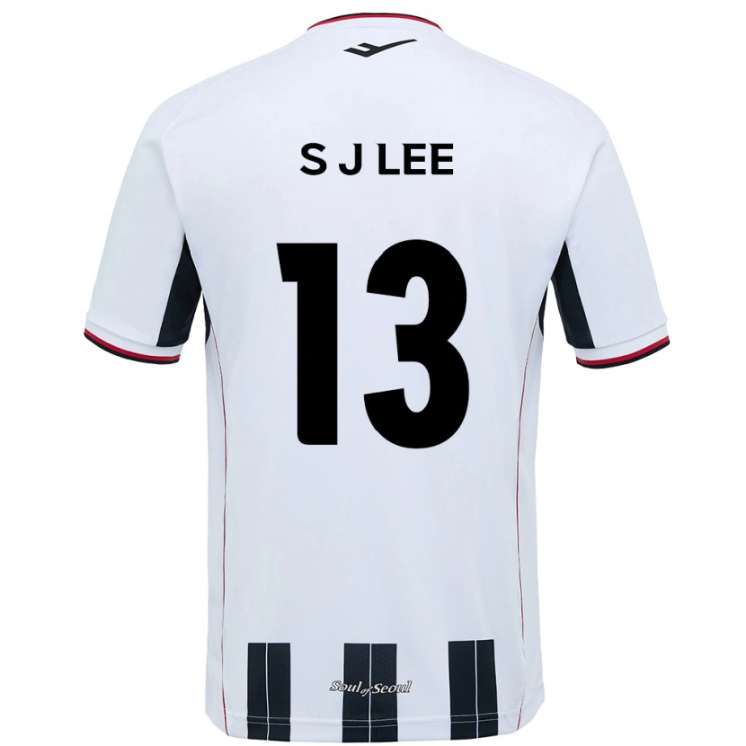 Danxen Barn Seo-Jun Lee #13 Vit Svart Bortatröja Matchtröjor 2025/26 Tröjor T-Tröja