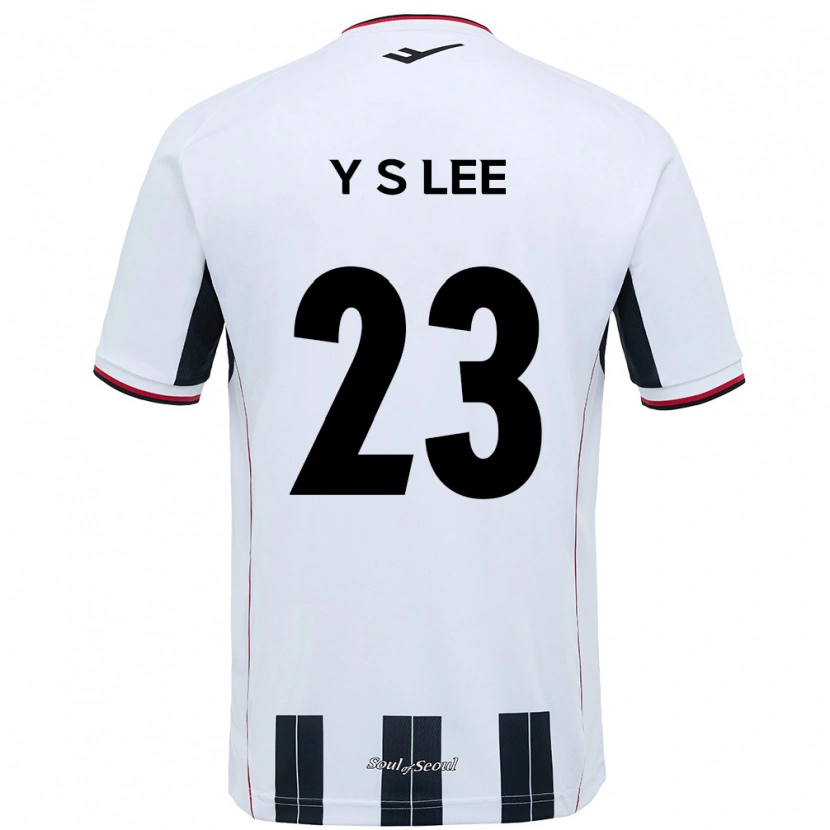 Danxen Barn Si-Young Lee #23 Vit Svart Bortatröja Matchtröjor 2025/26 Tröjor T-Tröja