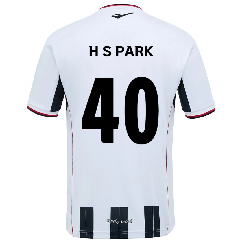 Danxen Barn Seong-Hun Park #40 Vit Svart Bortatröja Matchtröjor 2025/26 Tröjor T-Tröja