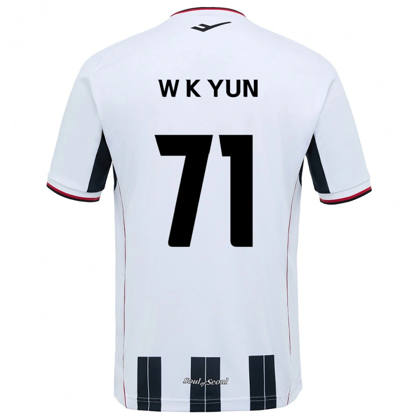 Danxen Barn Ki-Wook Yun #71 Svart Röd Bortatröja Matchtröjor 2025/26 Tröjor T-Tröja