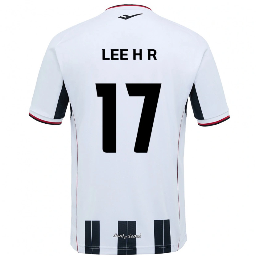 Danxen Barn Lee Ha-Rim #17 Vit Svart Bortatröja Matchtröjor 2025/26 Tröjor T-Tröja
