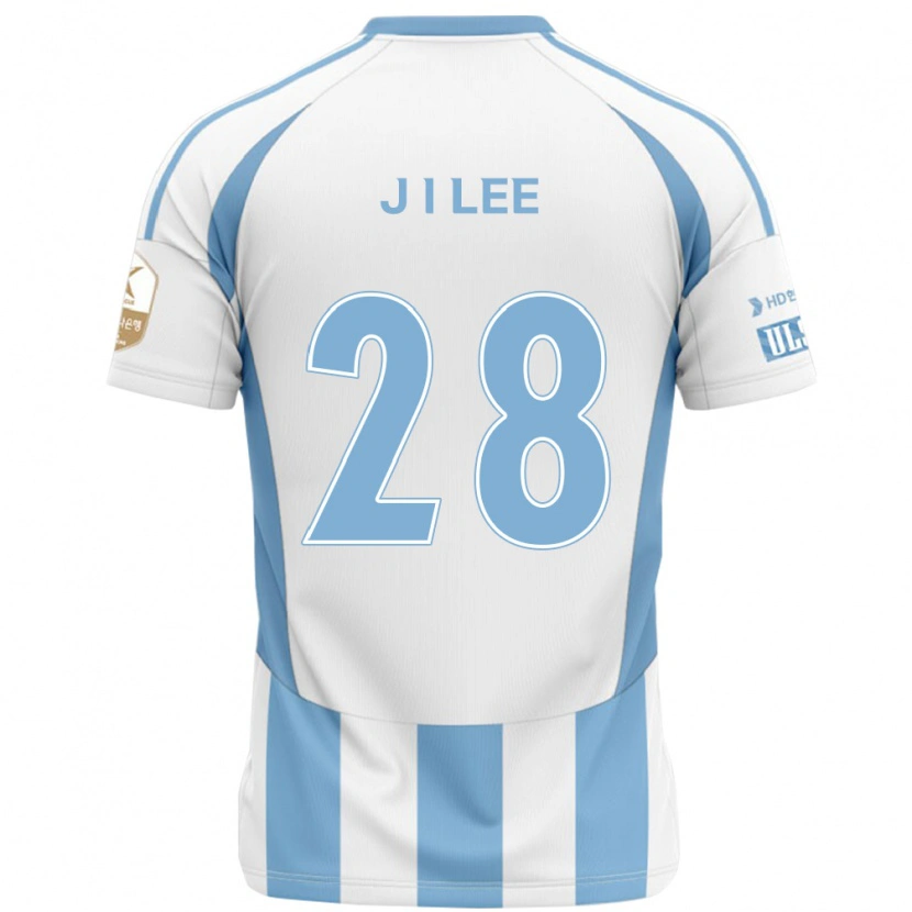 Danxen Barn Jae-Ik Lee #28 Vit Himmelsblå Bortatröja Matchtröjor 2025/26 Tröjor T-Tröja