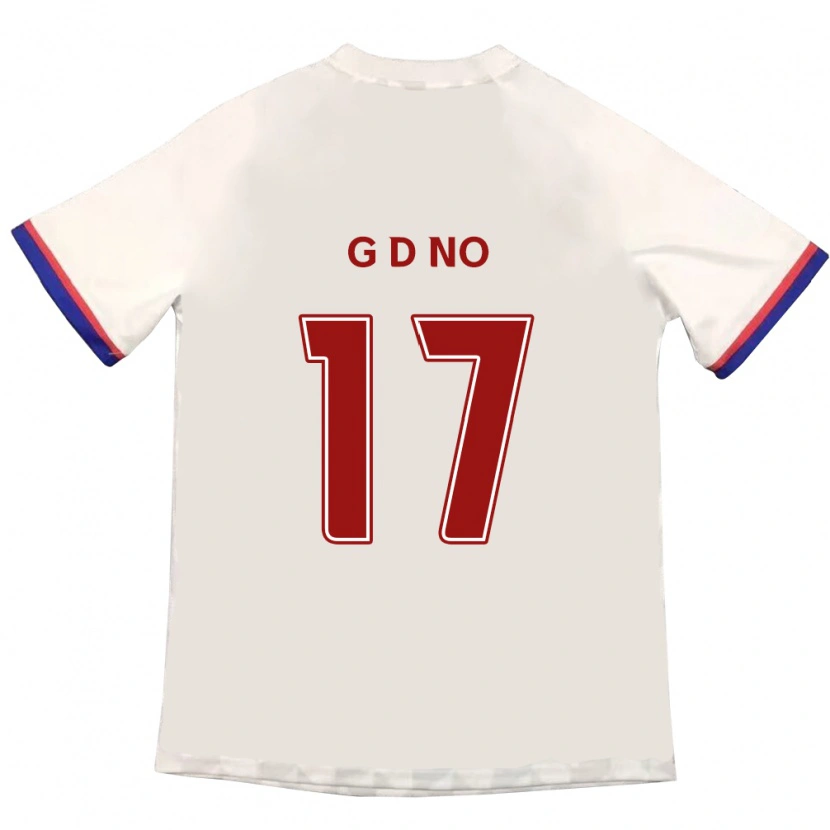 Danxen Barn Dong-Geon No #17 Off-White Röd Bortatröja Matchtröjor 2025/26 Tröjor T-Tröja