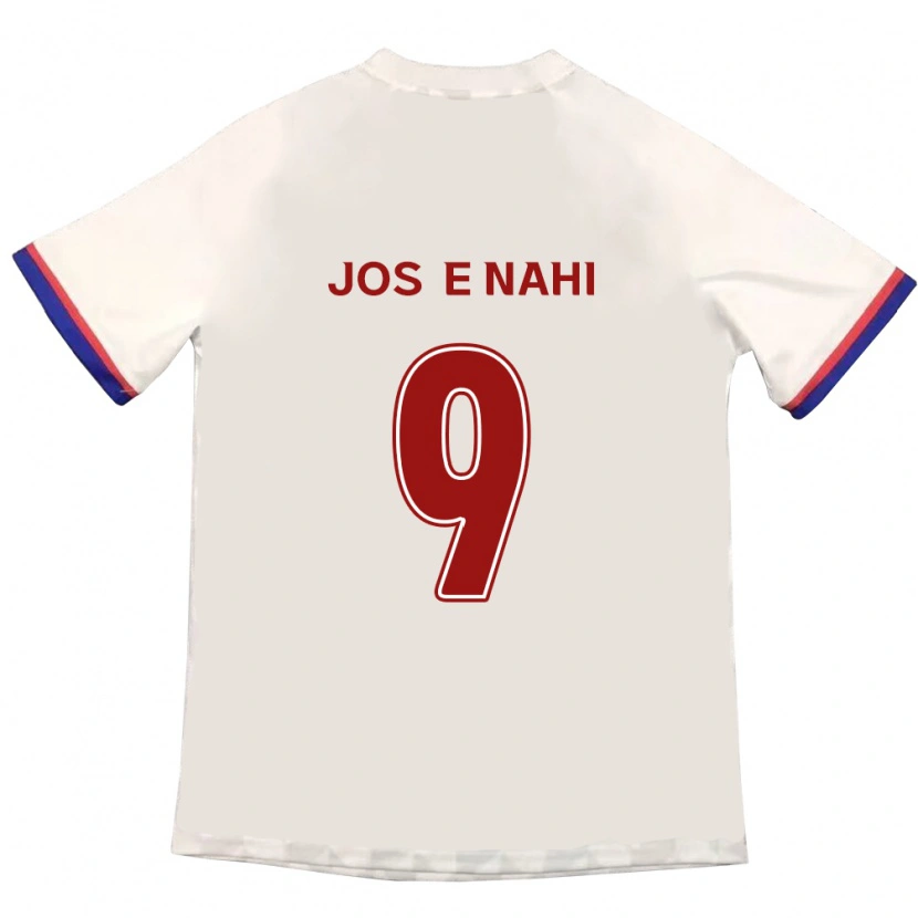 Danxen Barn Josée Nahi #9 Off-White Röd Bortatröja Matchtröjor 2025/26 Tröjor T-Tröja