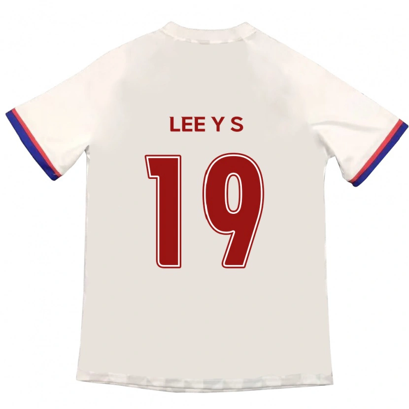Danxen Barn Lee Young-Seo #19 Off-White Röd Bortatröja Matchtröjor 2025/26 Tröjor T-Tröja