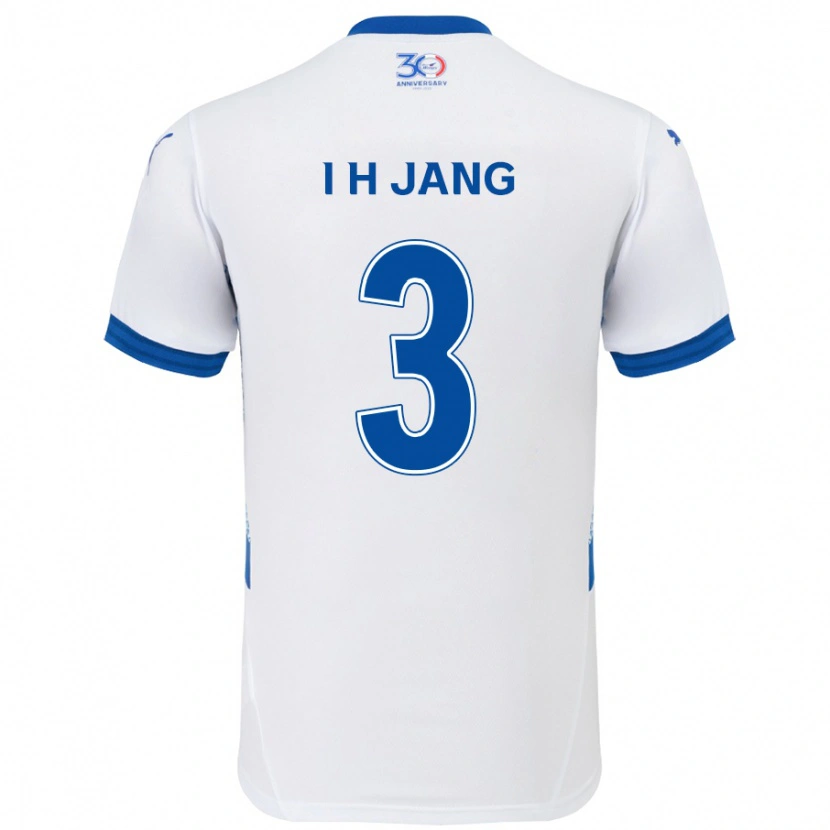 Danxen Barn Ho-Ik Jang #3 Vit Kungsblå Bortatröja Matchtröjor 2025/26 Tröjor T-Tröja
