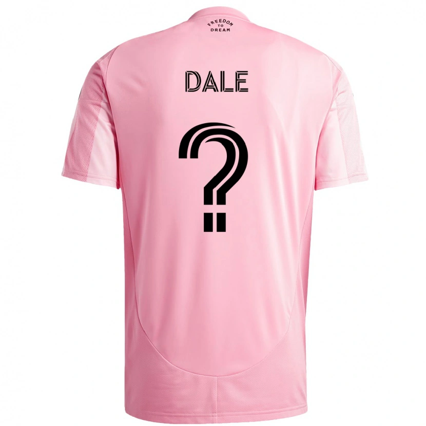 Danxen Män Connor Dale #0 Rosa Svart Hemmatröja Matchtröjor 2025/26 Tröjor T-Tröja