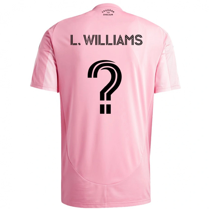 Danxen Män Levi Williams #0 Rosa Svart Hemmatröja Matchtröjor 2025/26 Tröjor T-Tröja