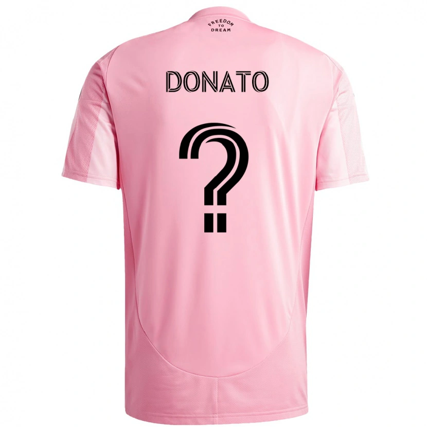 Danxen Män Benjamin Donato #0 Rosa Svart Hemmatröja Matchtröjor 2025/26 Tröjor T-Tröja