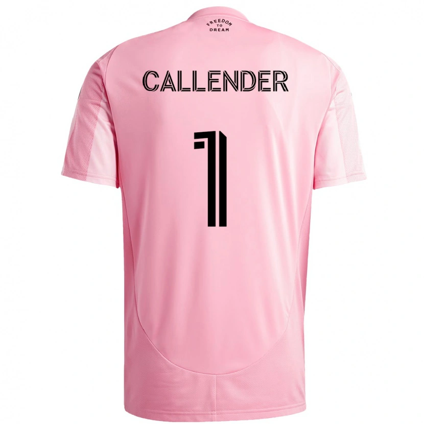 Danxen Män Drake Callender #1 Rosa Svart Hemmatröja Matchtröjor 2025/26 Tröjor T-Tröja