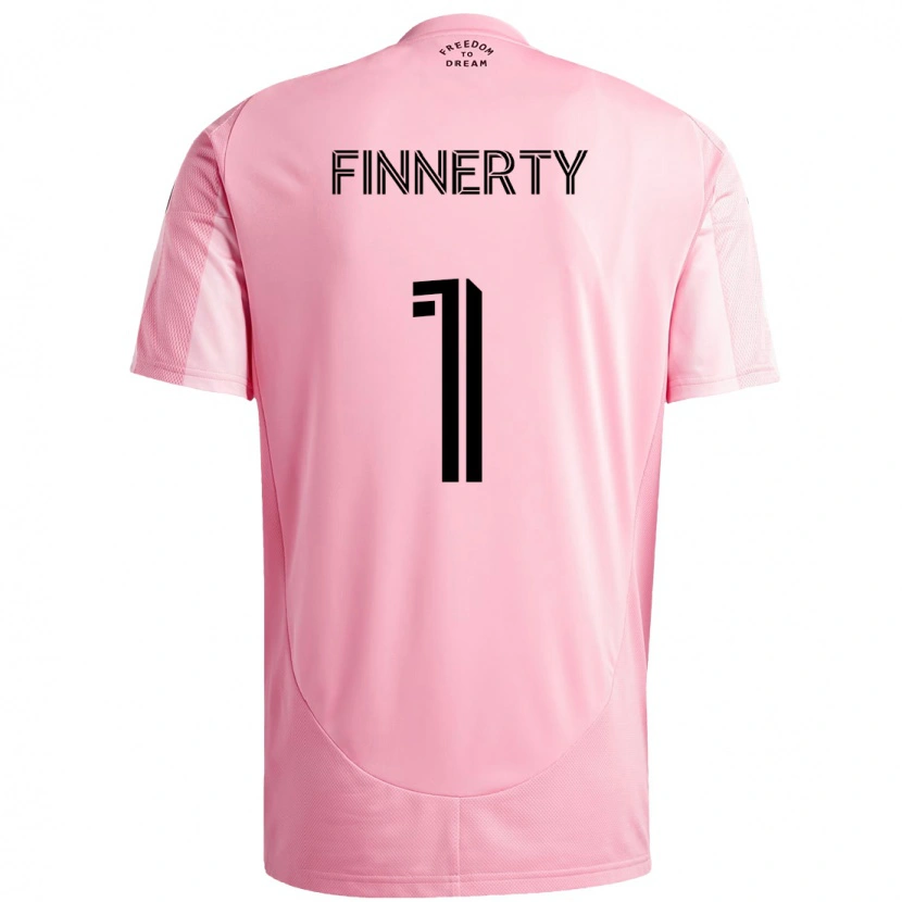 Danxen Män Owen Finnerty #1 Rosa Svart Hemmatröja Matchtröjor 2025/26 Tröjor T-Tröja