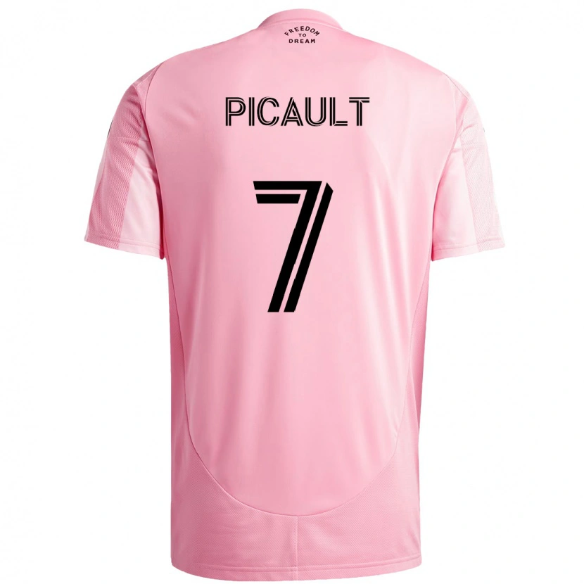 Danxen Män Fafà Picault #7 Rosa Svart Hemmatröja Matchtröjor 2025/26 Tröjor T-Tröja