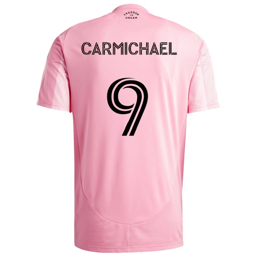 Danxen Män Ryan Carmichael #9 Rosa Svart Hemmatröja Matchtröjor 2025/26 Tröjor T-Tröja