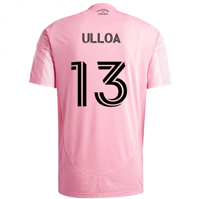 Danxen Män Víctor Ulloa #13 Rosa Svart Hemmatröja Matchtröjor 2025/26 Tröjor T-Tröja