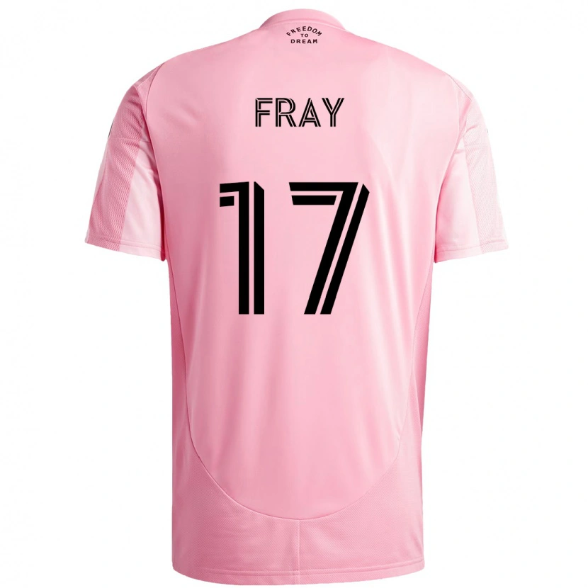 Danxen Män Ian Fray #17 Svart Rosa Hemmatröja Matchtröjor 2025/26 Tröjor T-Tröja