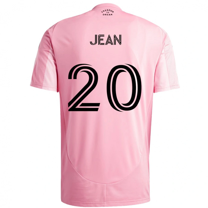 Danxen Män Corentin Jean #20 Rosa Svart Hemmatröja Matchtröjor 2025/26 Tröjor T-Tröja