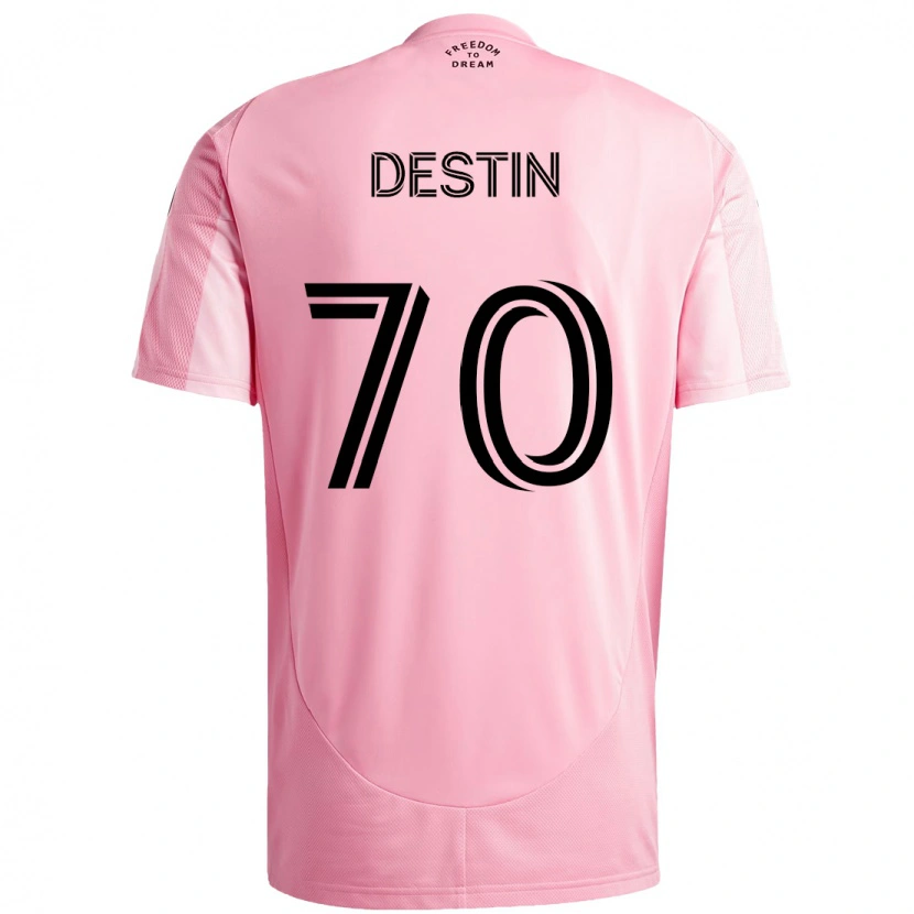 Danxen Män Bryan Destin #70 Rosa Svart Hemmatröja Matchtröjor 2025/26 Tröjor T-Tröja