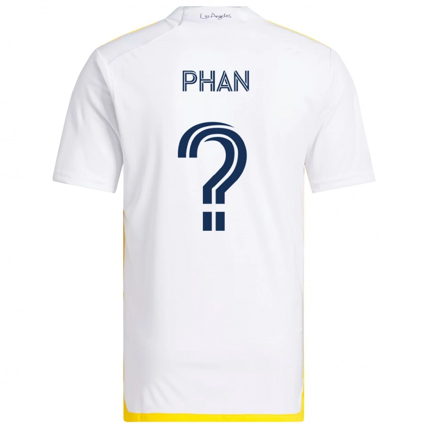 Danxen Män Brett Phan #0 Vit Gul Hemmatröja Matchtröjor 2025/26 Tröjor T-Tröja