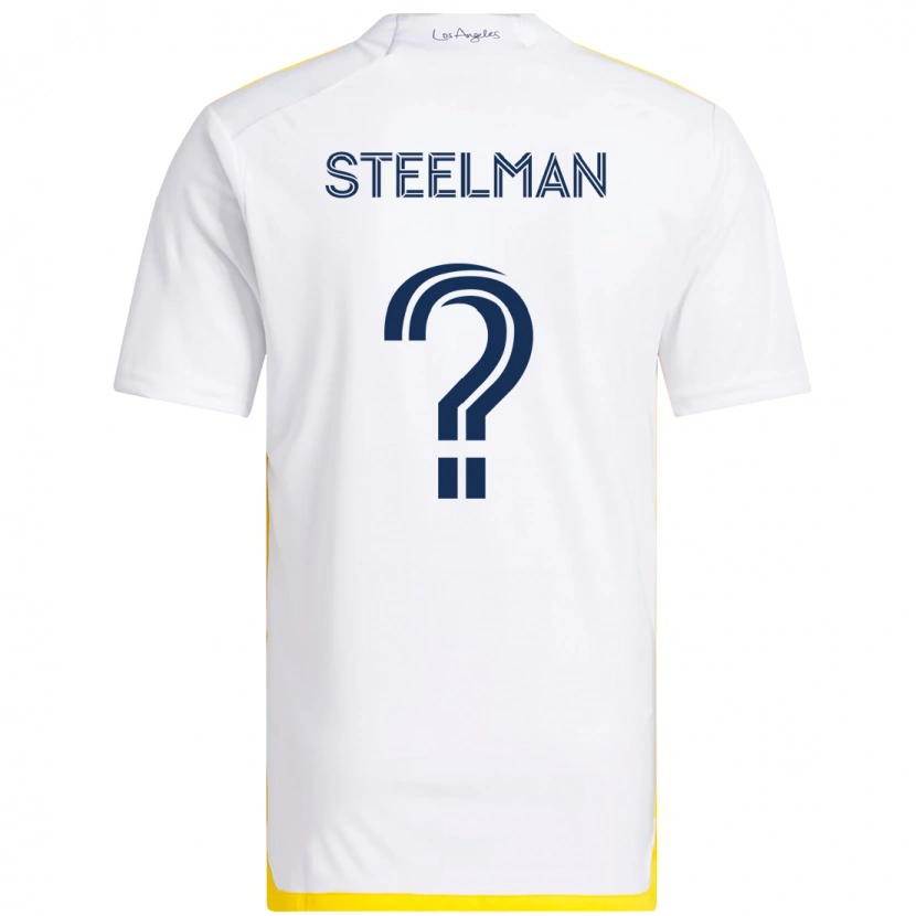 Danxen Män Maximus Steelman #0 Vit Gul Hemmatröja Matchtröjor 2025/26 Tröjor T-Tröja