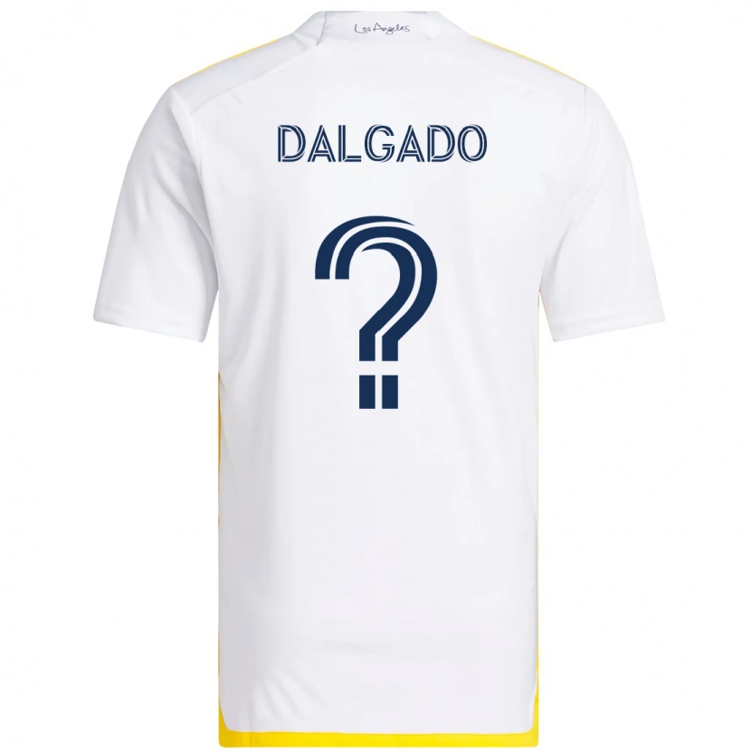 Danxen Män Riley Dalgado #0 Vit Gul Hemmatröja Matchtröjor 2025/26 Tröjor T-Tröja