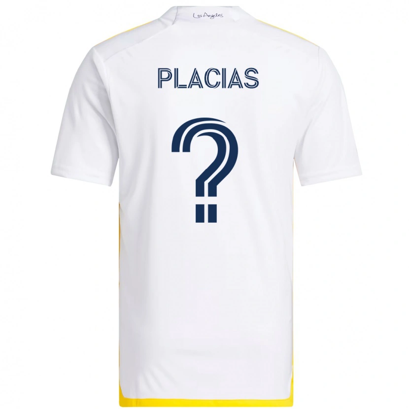 Danxen Män Julian Placias #0 Vit Gul Hemmatröja Matchtröjor 2025/26 Tröjor T-Tröja
