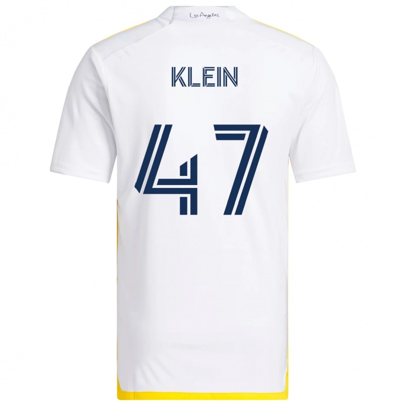 Danxen Män Carson Klein #47 Vit Gul Hemmatröja Matchtröjor 2025/26 Tröjor T-Tröja