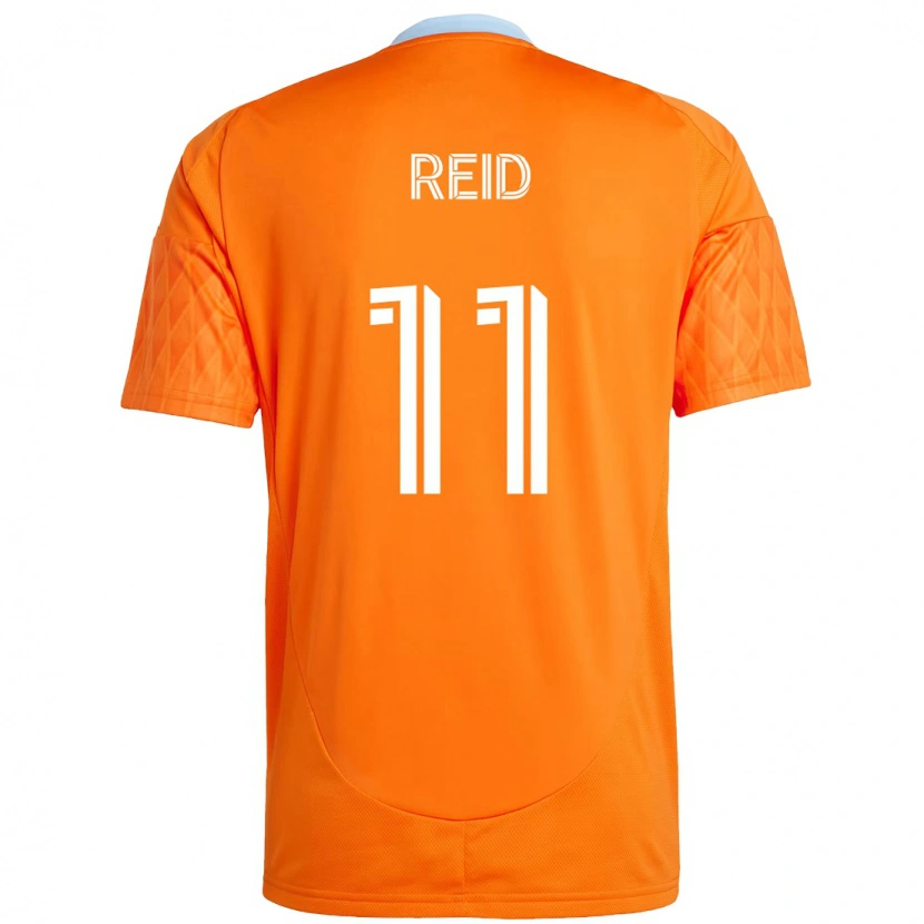Danxen Män Isaiah Reid #11 Orange Vit Hemmatröja Matchtröjor 2025/26 Tröjor T-Tröja