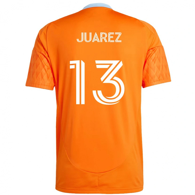Danxen Män Jathan Juarez #13 Orange Vit Hemmatröja Matchtröjor 2025/26 Tröjor T-Tröja