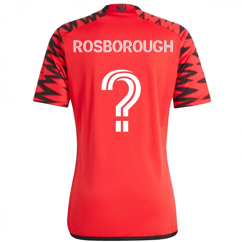 Danxen Män Tanner Rosborough #0 Röd Svart Hemmatröja Matchtröjor 2025/26 Tröjor T-Tröja