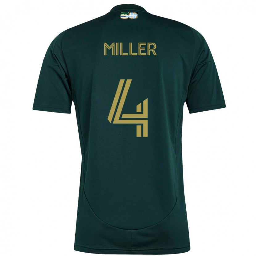 Danxen Män Kamal Miller #4 Svart Brun Hemmatröja Matchtröjor 2025/26 Tröjor T-Tröja