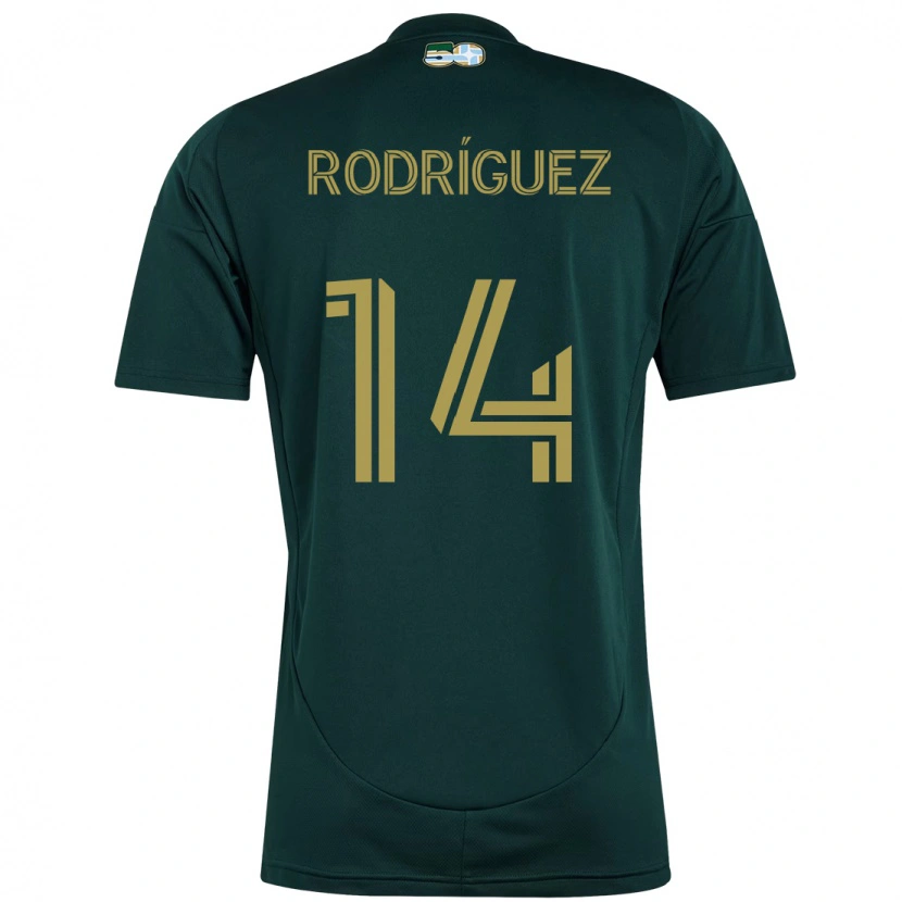 Danxen Män Jonathan Rodríguez #14 Svart Brun Hemmatröja Matchtröjor 2025/26 Tröjor T-Tröja